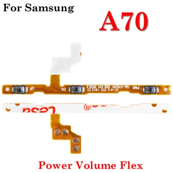 1 шт. Новая высококачественная кнопка включения выключения громкости, ключ, гибкий кабель, запасная часть для Samsung Galaxy A70 A705F