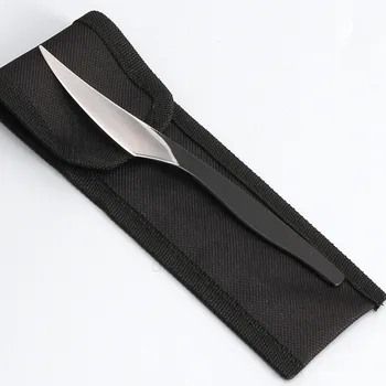 1 шт. Профессиональный Нож для резки кожи, Лопатка для снятия шкуры с мешком для хранения из ткани Оксфорд, Инструменты для рукоделия из кожи