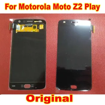 100% Оригинал для Motorola Moto Z2 Play XT1710 ЖК-дисплей с 10 сенсорными панелями, Дигитайзер в сборе, Стеклянный сенсорный телефон Pantalla