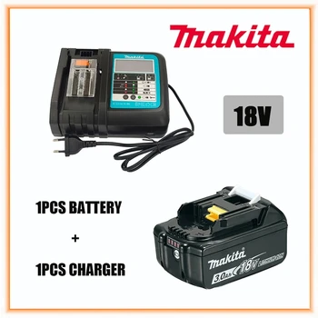 100% Оригинальная Аккумуляторная Батарея Электроинструмента Makita 18V 3.0Ah со Светодиодной Литий-ионной Заменой LXT BL1860B BL1860 BL1850
