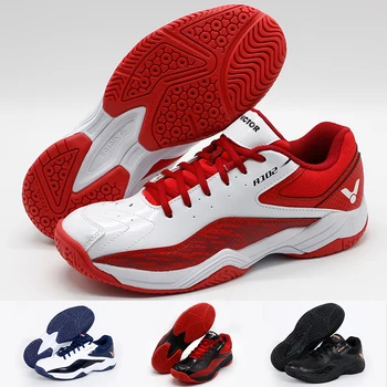 2023 новые мужские и женские кроссовки для бадминтона Victor, дышащие высокоэластичные нескользящие спортивные кроссовки, теннисный шторм