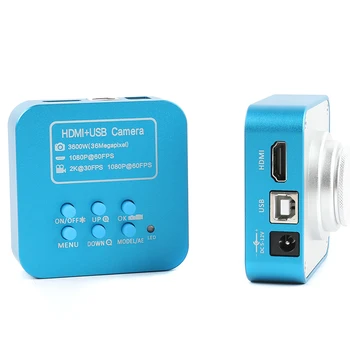 36MP 4K 1080P HDMI USB Цифровой Видеомикроскоп Камера 100X 130X 180X 300X 200X 500X Зум C Креплением объектива Для Ремонта Печатной Платы Процессора Телефона