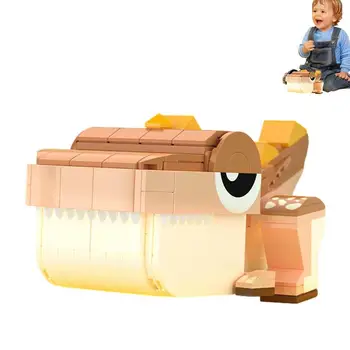 3D Динозавр, собранные строительные блоки для игрушек малышей, сенсорные игрушки Монтессори, подарки, обучающие строительные игрушки STEM для детей