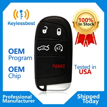 5 Кнопок 433 МГц Smart Keyless Entry Автомобильный Брелок Дистанционный Ключ Для 2011-2021Dodg e Зарядное Устройство Dart 300 200 500X FCC ID: M3N-40821302