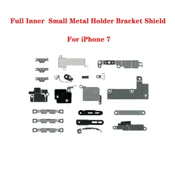 50 комплектов внутренних аксессуаров для iPhone 7 Plus Внутри Небольших металлических деталей Держатель Кронштейн Набор защитных пластин