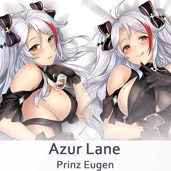 Azur Lane Сексуальный чехол Prinz Eugen Dakimakura, наволочка для тела в стиле Отаку, наволочка из аниме-кожи персика