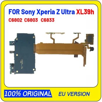 C6802 C6803 C6833 Разблокирована Для Sony Xperia Z Ultra XL39H Материнская Плата Оригинальная Материнская Плата С Полным Набором Микросхем Замена Логической платы 16 ГБ