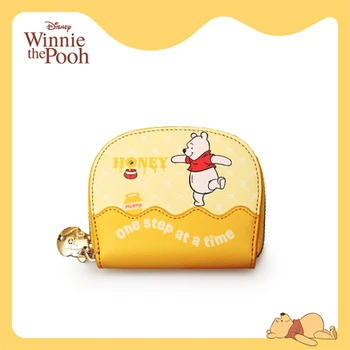 Disney Winnie Pooh W9901 Модный аниме кошелек Мультяшные кошельки Сумка для монет Повседневные кошельки Открытка Подарок на день рождения