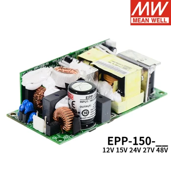 MEAN WELL EPP-150 Тип печатной платы с открытой рамой PFC с одним Выходом Импульсный Источник питания PFC 110V 220V переменного тока в постоянный 12V 15V 24V 27V 48V SMPS