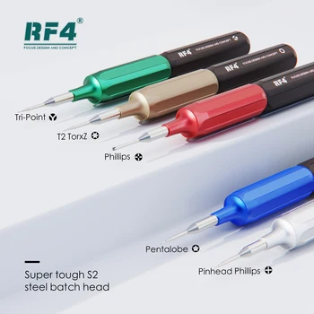 RF4 RF-SD10 Набор сверхтвердых отверток S2 стальной магнитный прецизионный ремонтный болт для снятия напряжения с телефона Отвертка
