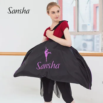 Sansha Профессиональная сумка-пачка для балетных танцев для девочек черного цвета диаметром 94 см или 104 см SBAG07-06