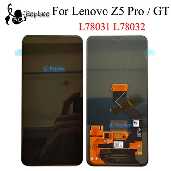 Super AMOLED 6,39 дюйма Для Lenovo Z5 Pro/Z5 Pro GT Полный ЖК-дисплей С Сенсорным Экраном и Цифровым Преобразователем В Сборе Запасные Части