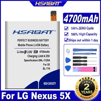 Аккумулятор HSABAT 4700 мАч BL-T19 для LG Nexus 5X/H790 H791 H798