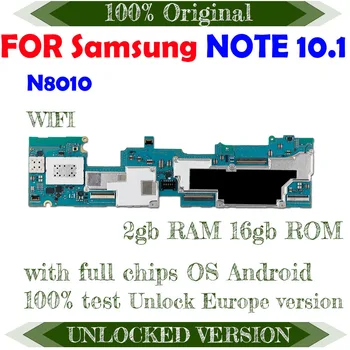 Бесплатная доставка Оригинал Для Samsung Galaxy Note 10.1 N8010 Материнская плата для Samsung Galaxy Note 10.1 Логическая плата Версии EU LBS