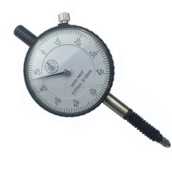 Водонепроницаемый индикатор с циферблатом 0-10 0,01 мм, Ударопрочный измерительный прибор с циферблатом, прецизионный микрометр, измерительные инструменты