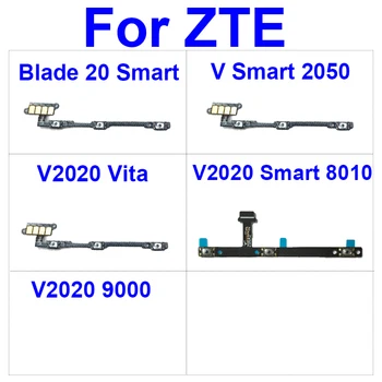 Гибкий Кабель Power Volume Для ZTE Blade 20 Smart V Smart 2050 V 2020 Smart 8010 9000 Частей Переключателя Боковых Кнопок Регулировки Громкости