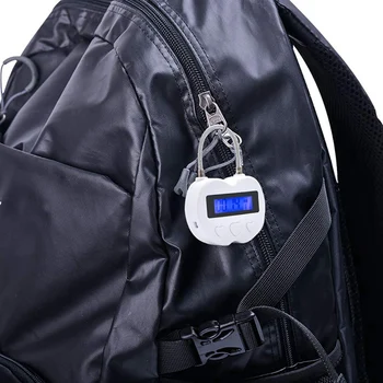 Горячий TTKK 3X Smart Time Lock ЖК-Дисплей Time Lock USB Перезаряжаемый Временный Таймер Навесной Замок Электронный Таймер Для Путешествий Черный