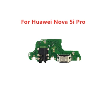 для Huawei Nova 5i Pro Порт USB для зарядного устройства, разъем для док-станции, печатная плата, ленточный Гибкий кабель, порт для зарядки, Замена компонентов, Запасные части