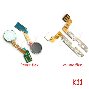 Для LG K11 Включение-выключение питания Переключатель увеличения-уменьшения громкости Боковая кнопка Ключ Гибкий кабель Запасные части