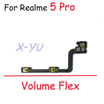 Для OPPO Realme 5 Pro Кнопка включения Кнопка регулировки громкости Клавиша включения/выключения звука Гибкий кабель