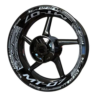 Для Yamaha Mt 07 Наклейка на колесо Mt07 Наклейка на обод с логотипом спереди и сзади 2022 2014