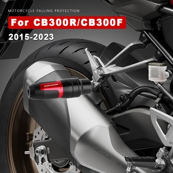 Защита мотоцикла от падения Алюминиевый слайдер выхлопной системы для Honda CB 300R Аксессуары CB300F CB300R Кафе CB 300 R F 300F 2015-2023