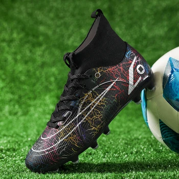 Качественная футбольная обувь Бутсы C.Ronaldo Прочные Футбольные бутсы Легкие Удобные Кроссовки для футзала Оптом Унисекс 31-48 Размер