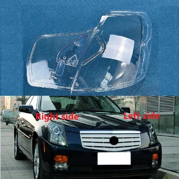 Крышка фары автомобиля для Cadillac CTS 2005 2006, объектив фары, прозрачный абажур, замените оригинальное стекло