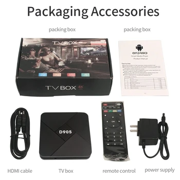 Лучшие потоковые медиаплееры Tv Box, 1 комплект Cortex-A53 TVBOX, верхняя коробка Android 10.0, прямая поставка