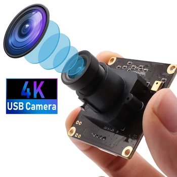 Модуль камеры 4K USB 3840x2160 с высокой частотой кадров Mjpeg 30 кадров в секунду Модуль веб-камеры Mini USB 2.0 для Windows/ Linux/ Android/ Mac