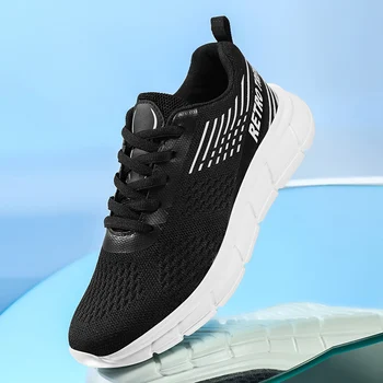 Мужские кроссовки для бега, Дышащая спортивная обувь для прогулок на открытом воздухе, легкие кроссовки для мужчин, удобная спортивная обувь для тренировок.