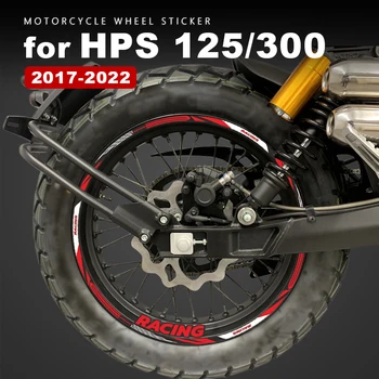 Наклейка На Колесо Мотоцикла Водонепроницаемая Наклейка на Обод для FB Mondial HPS 125 2022 HPS 300 HPS125 HPS300 Hipster 2017-2021 Аксессуары