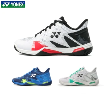 обувь для бадминтона, Новинка 2023 года, теннисные туфли Yonex, мужские и женские спортивные кроссовки, силовая подушка ELZ3
