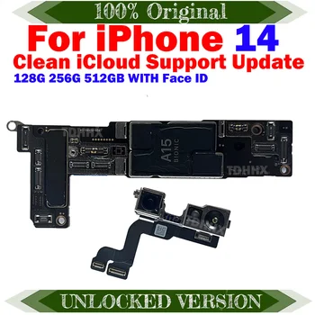 Основная логическая плата версии CN с двумя SIM-картами Для материнской платы iPhone 14 Бесплатная iCloud Plate С обновлением поддержки Sytem (высокое качество)
