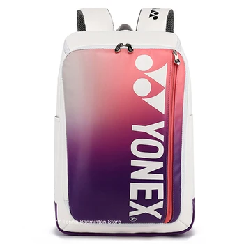 Рюкзак для ракеток YONEX 2023 года выпуска, спортивная сумка из искусственной кожи с отделением для обуви для бадминтона, тенниса, сквоша
