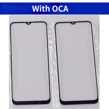 Стекло сенсорного экрана для Samsung Galaxy A02 A02S ЖК-дисплей Внешний передний стеклянный объектив с запчастью для ремонта телефона OCA