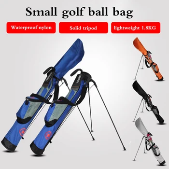 Сумка для оружия для гольфа, маленькая сумка для мячей для гольфа, легкий и портативный блестящий водонепроницаемый нейлон